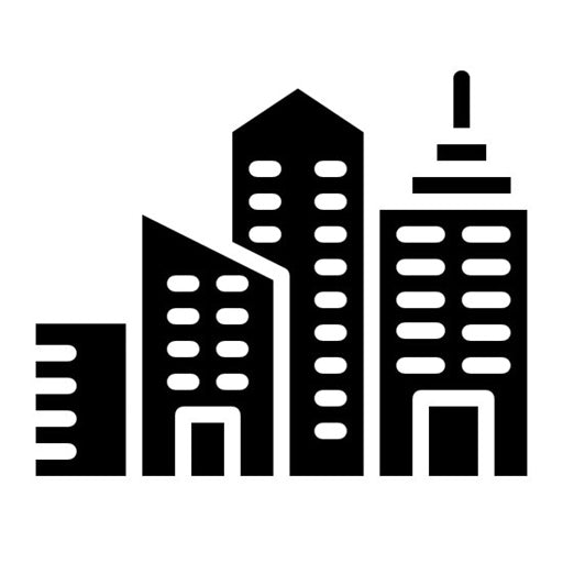 City Glyph Icon