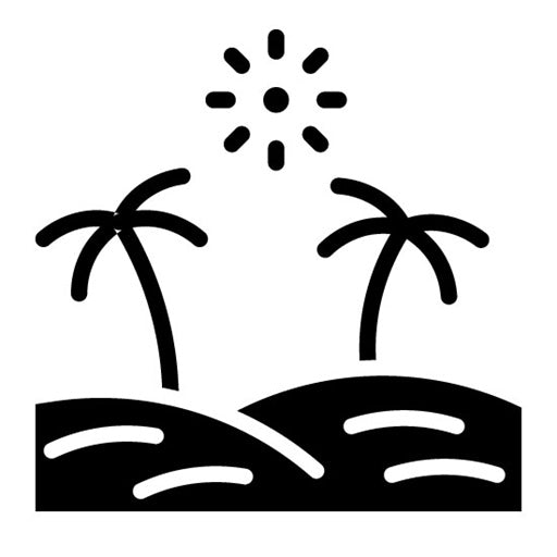Oasis Glyph Icon