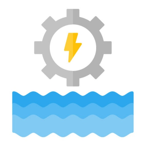 Hydro Power Flat Icon