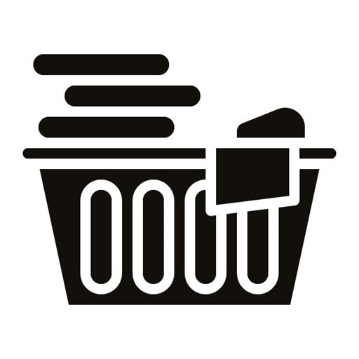 Laundry Basket Glyph Icon | Laundry