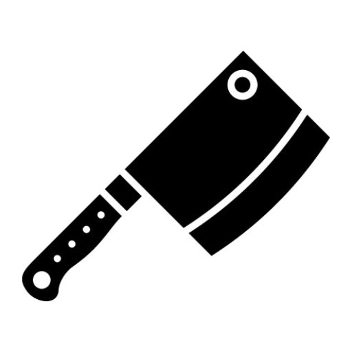 Cleaver Glyph Icon | Restaurant