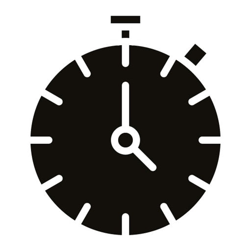 Timer Glyph Icon | Laundry