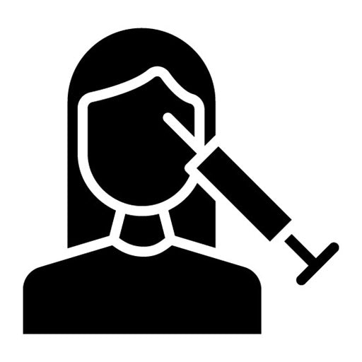 Botox Glyph Icon | Dermatology