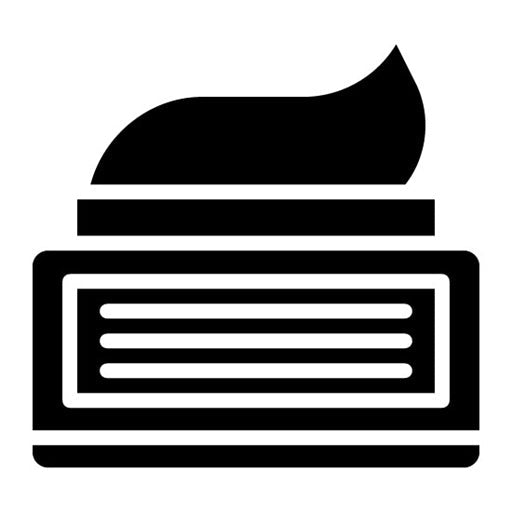 Cream Glyph Icon | Dermatology