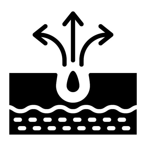 Pore Glyph Icon | Dermatology