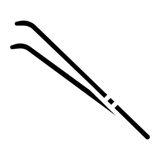 Tweezers Glyph Icon | Dermatology