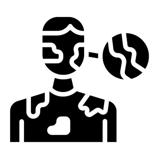Vitiligo Glyph Icon