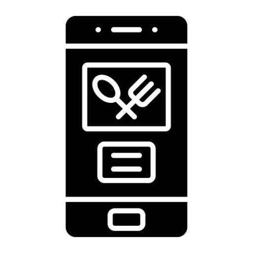 Booking Glyph Icon | Restaurant