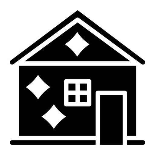 House Cleaning Glyph Icon