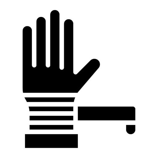 Wound Dressing Assistance Glyph Icon