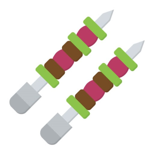 Shish Kebab Flat Icon