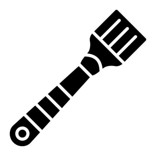 Basting Brush Glyph Icon