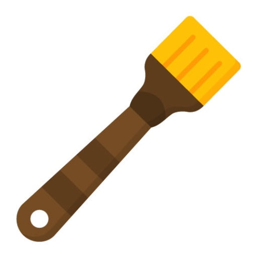 Basting Brush Flat Icon