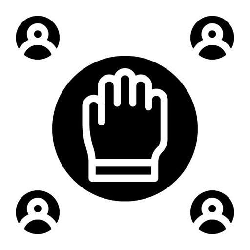 Unity Glyph Icon | Human Rights