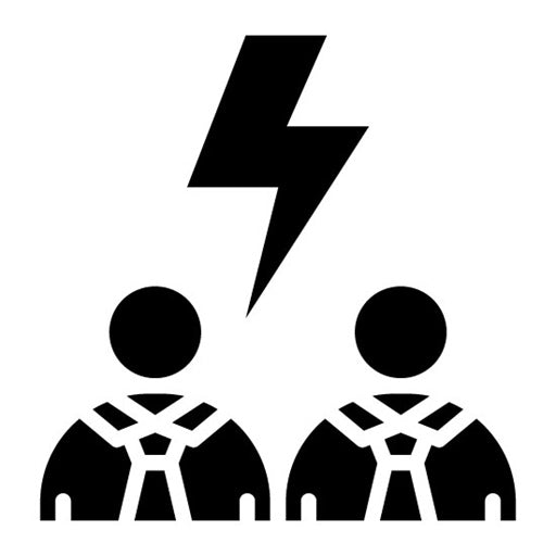 Altercation Glyph Icon