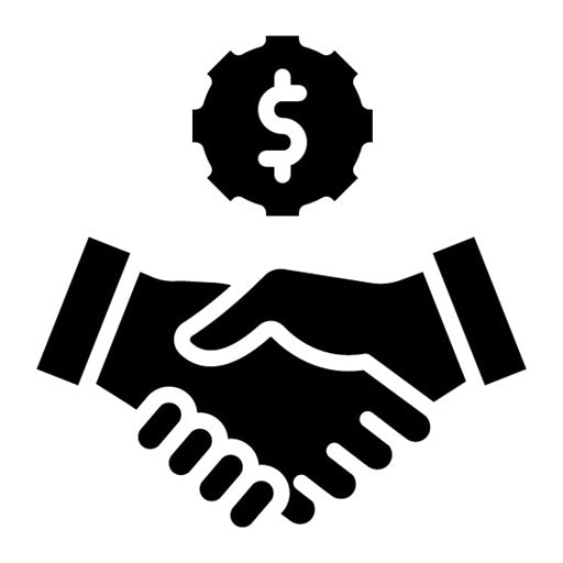 Business Relationship Glyph Icon