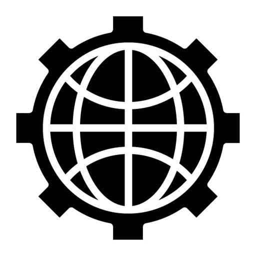 Worldwide Search Glyph Icon | Human Resource