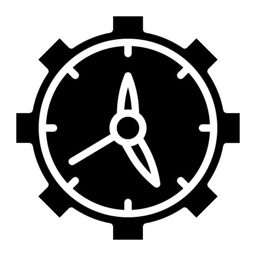 Time Management Glyph Icon