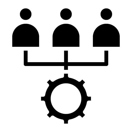 Collaboration Glyph Icon | Product Management