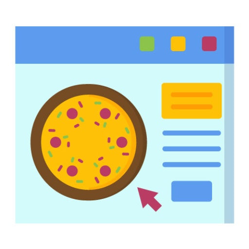 Online Order Flat Icon