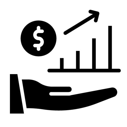 Revenue Glyph Icon | Product Management