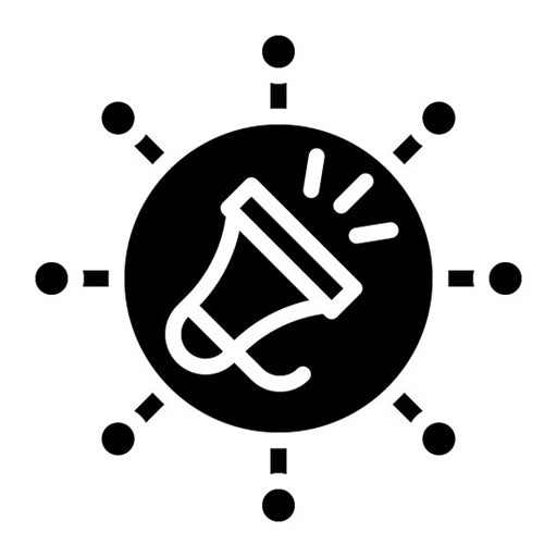 Viral Marketing Glyph Icon | Product Management