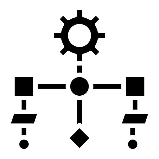 Workflow Glyph Icon | Product Management