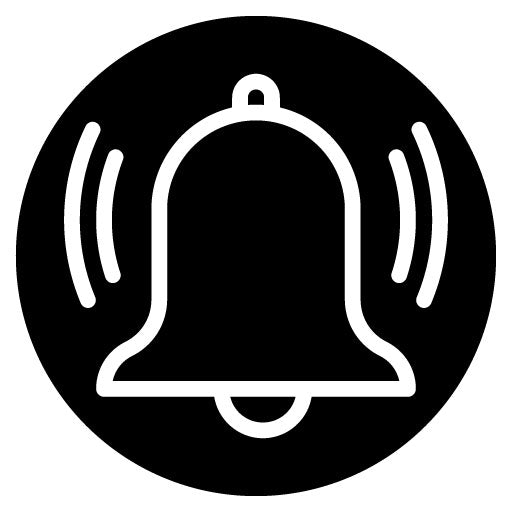 Bell Glyph Icon | Nursing Home