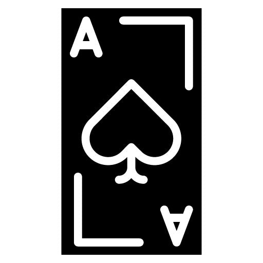 Card Game Glyph Icon
