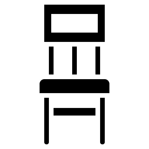 Chair Glyph Icon | Nursing Home