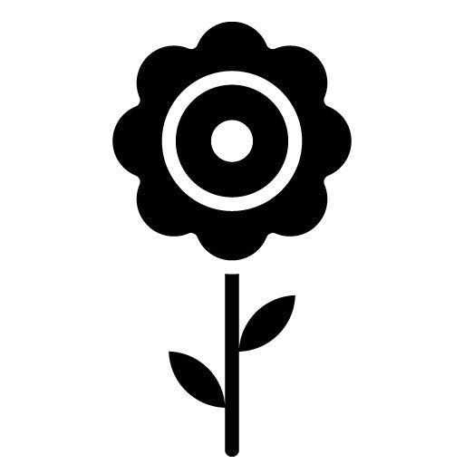 Flower Glyph Icon | Nursing Home