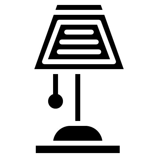 Lamp Glyph Icon | Nursing Home