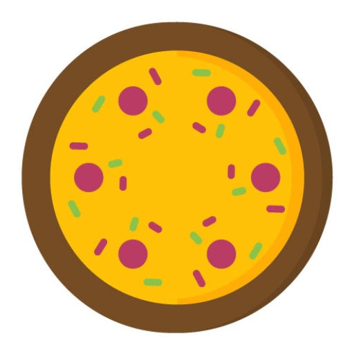 Restaurant Pizza Flat Icon