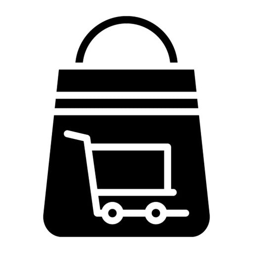 Bag Glyph Icon | Online Store