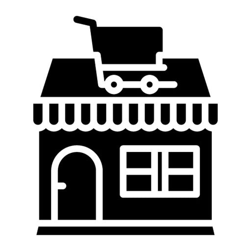 Store Glyph Icon | Online Store