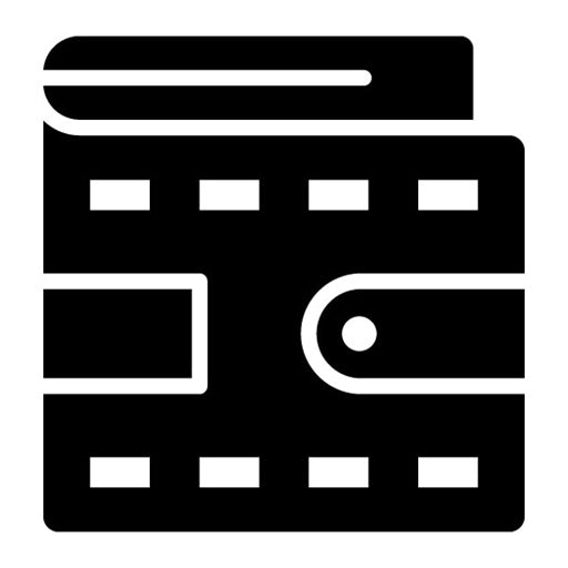 Wallet Glyph Icon | Online Store