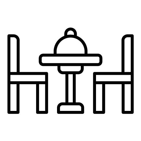 Dinner Table Icon | Restaurant