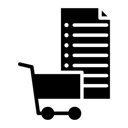 Cart Details Glyph Icon