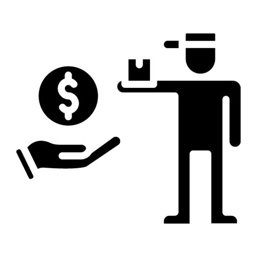 Cash on Delivery Glyph Icon | Digital Retail
