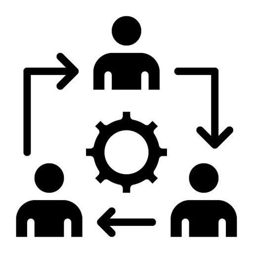 Collaboration Glyph Icon | Teamwork