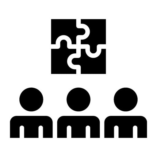 Team Building Glyph Icon | Teamwork