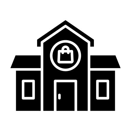 Store Glyph Icon | Street Market