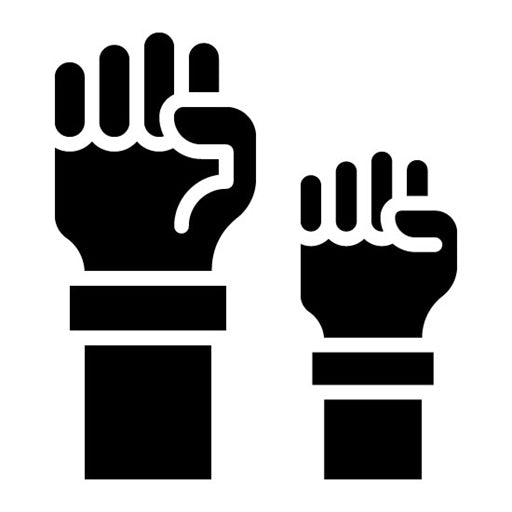 Together Strong Glyph Icon