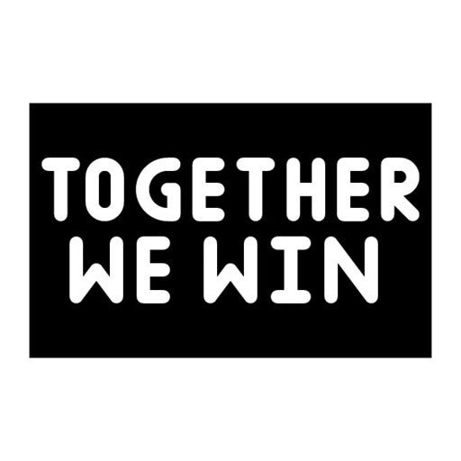 Together We Win Glyph Icon