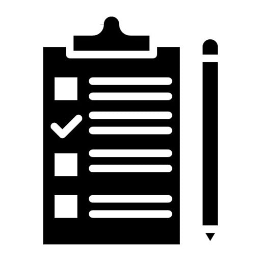 Accountability Glyph Icon | Core Values