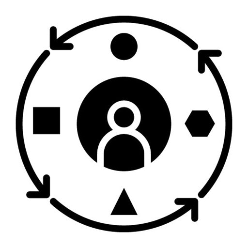 Adaptability Glyph Icon | Core Values
