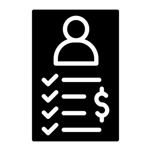 Accountability Glyph Icon | Personal Growth