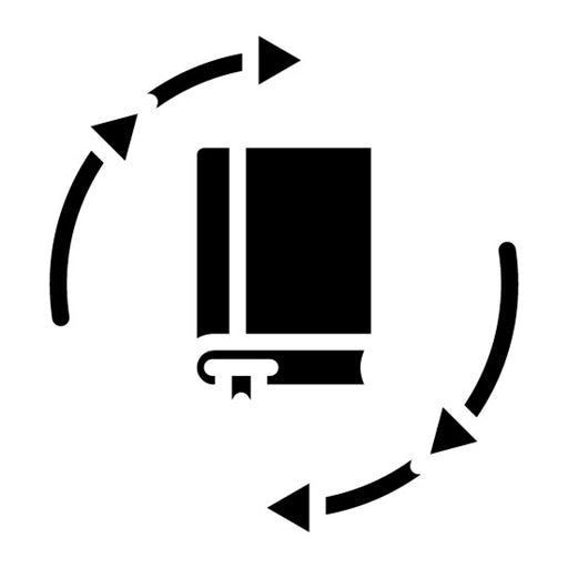 Continuous Learning Glyph Icon