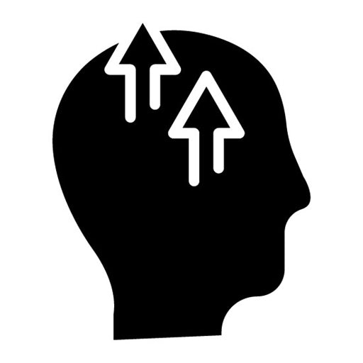 Growth Mindset Glyph Icon | Personal Growth
