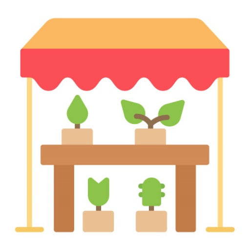 Plants Shop Flat Icon